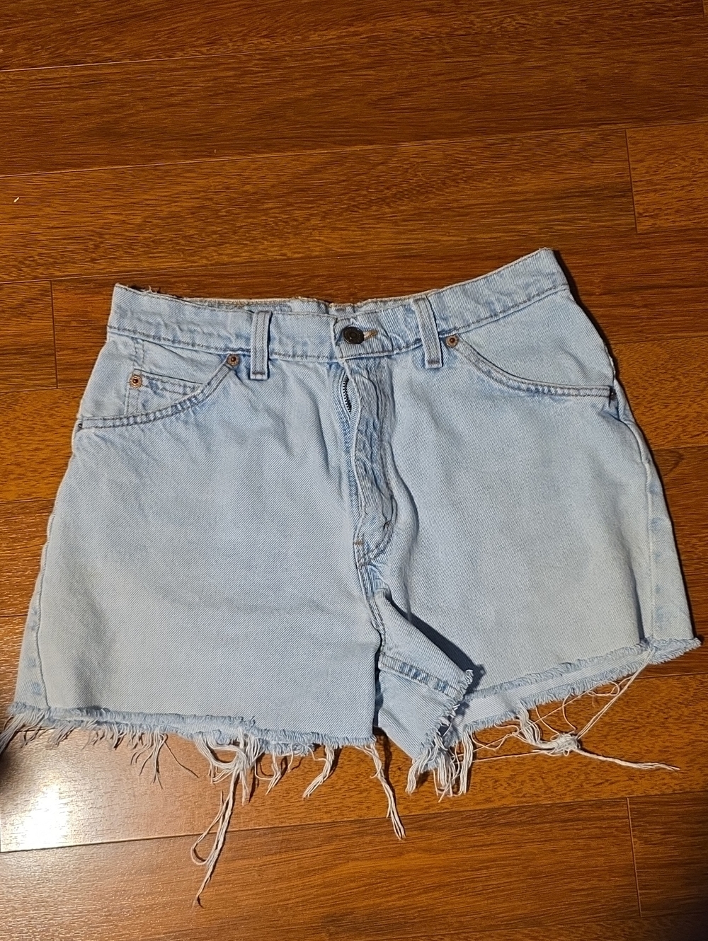 Vintage Levi's Light Wash Denim Cutoff Shorts